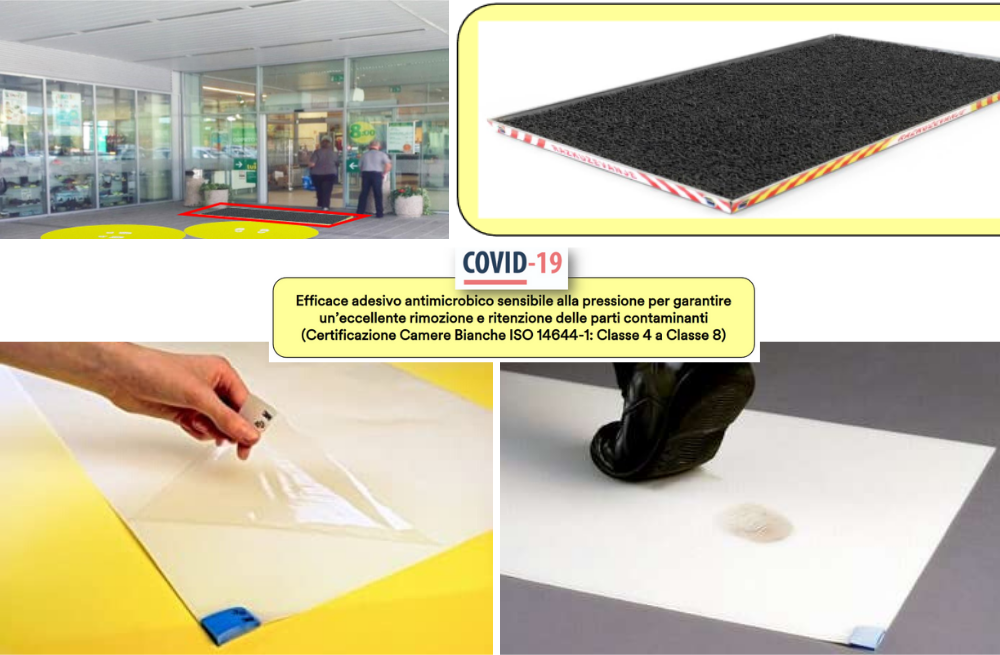 Prodotti per la pulizia: tappeti decontaminanti