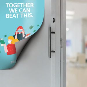 Magnetisk folie dörr