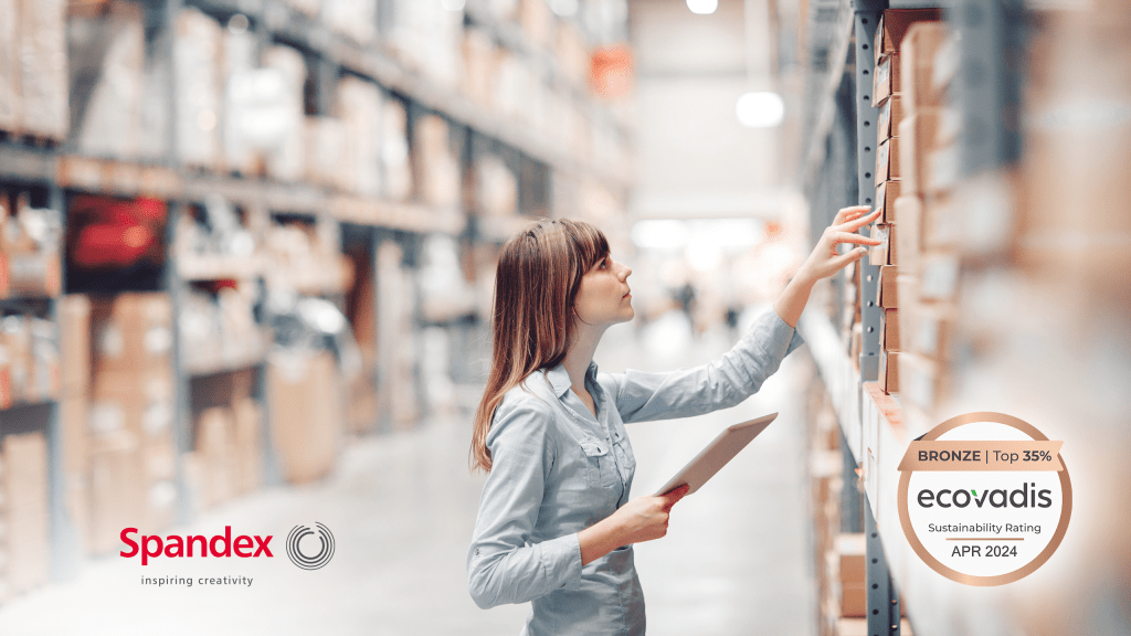 Warehouse staff Spandex - Ecovadis badge