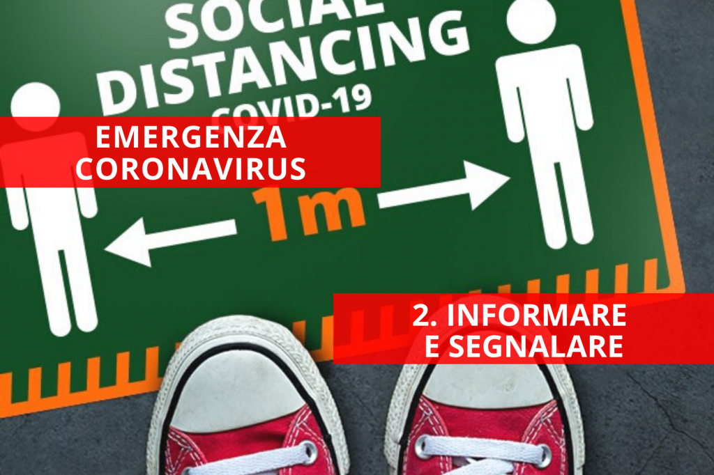 Informare e Segnalare in emergenza Coronavirus