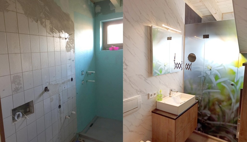 Cover Style before and after bathroom