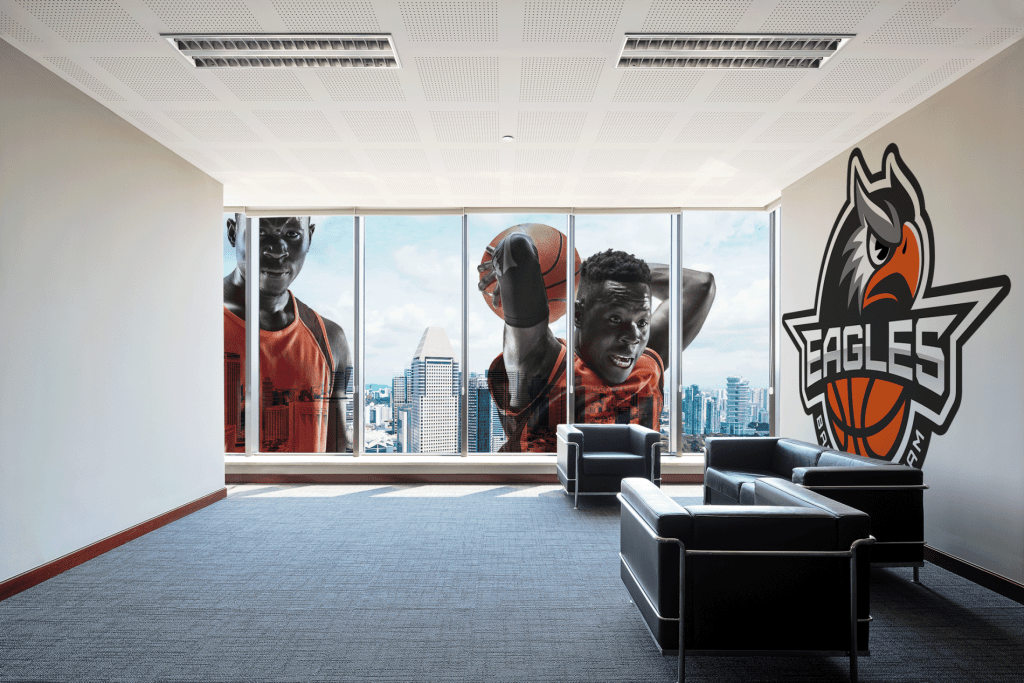 HP Media range films used in a reception