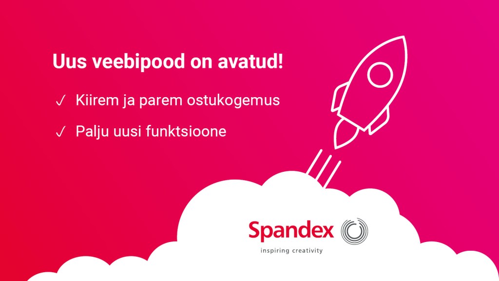 Uus shop.spandex.com veebipood on avatud!