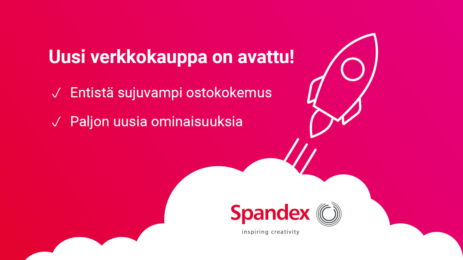 Spandex uudisti järjestelmiään ja avasi uuden verkkokaupan