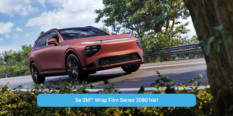 3M™ Wrap Film Series 2080 bilfolie hos Spandex